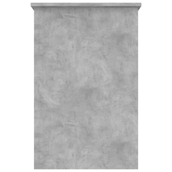 vidaXL Skrivebord betonggrå 100x50x76 cm konstruert tre