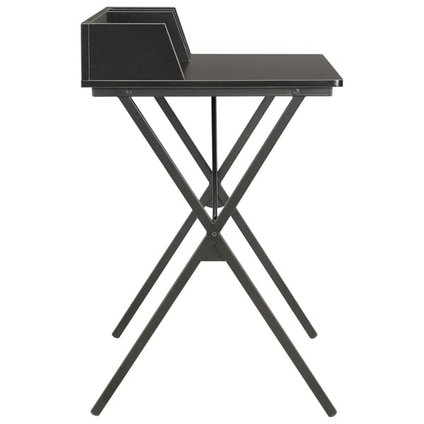vidaXL Skrivebord svart 80x50x84 cm