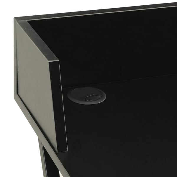 vidaXL Skrivebord svart 80x50x84 cm