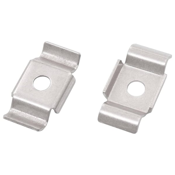 vidaXL Gjerdeklemmer butterfly 50 stk rustfritt stål