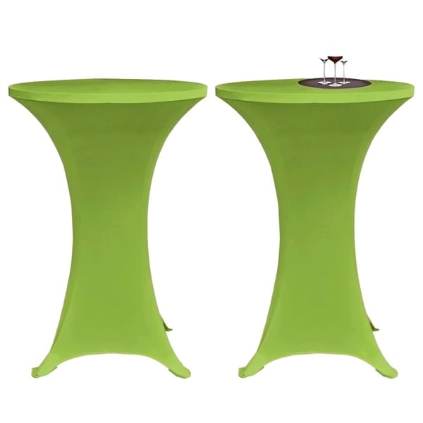 vidaXL Elastisk bordduk 4 stk 70 cm grønn