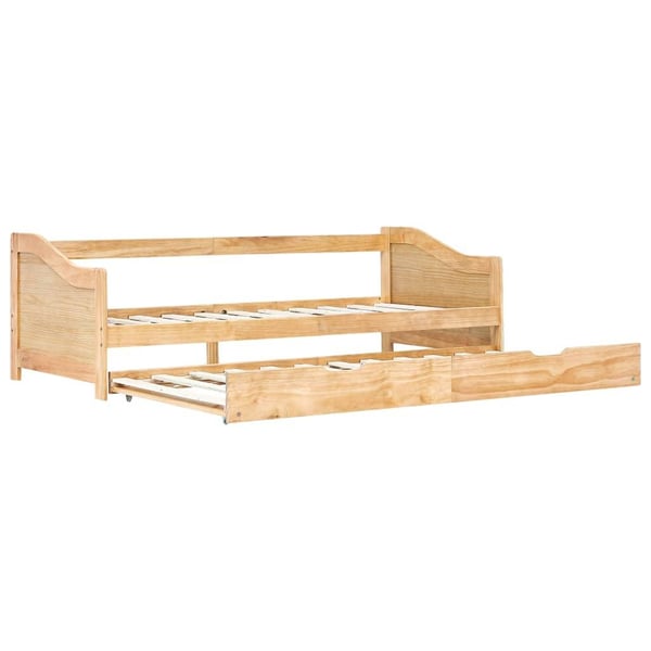 vidaXL Sovesofa uttrekkbar ramme furu 90x200 cm