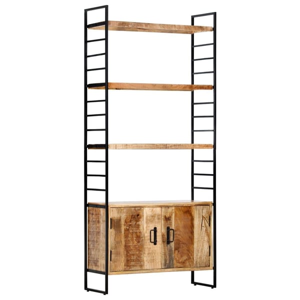 vidaXL Bogreol/reol i 4 niveauer 80 x 30 x 180 cm ru mangotræ change