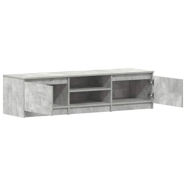 vidaXL TV-benk betonggrå 140x40x35,5 cm konstruert tre