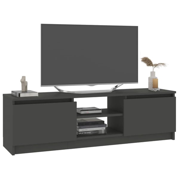vidaXL tv-skab 120 x 30 x 35,5 cm spånplade grå