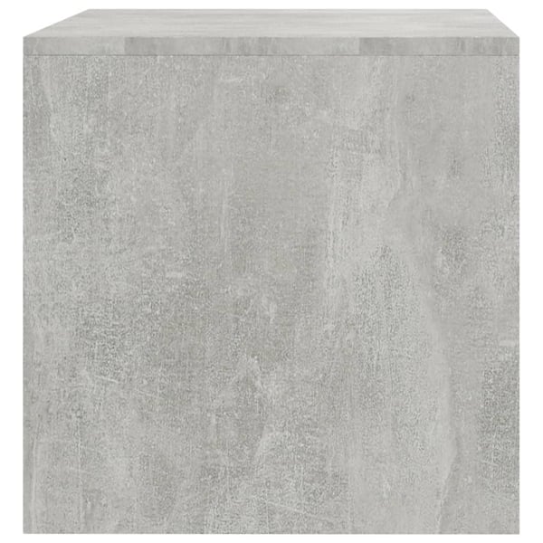 vidaXL TV-benk betonggrå 80x40x40 cm sponplate