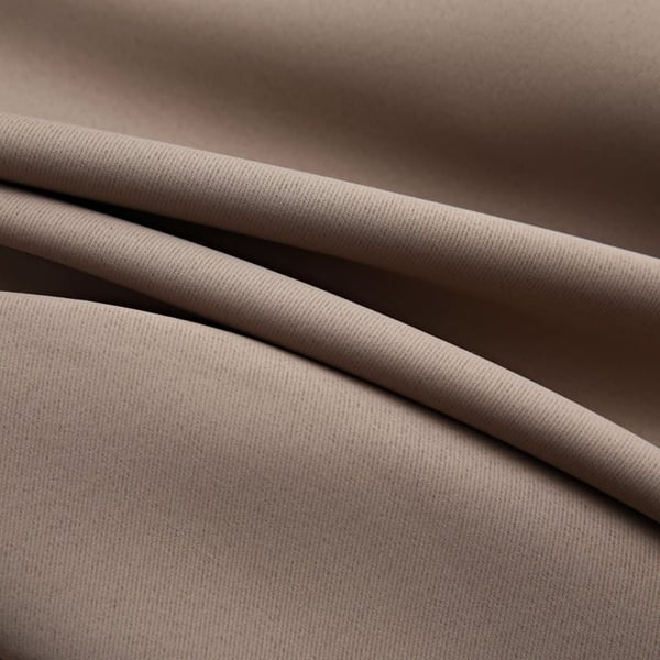 vidaXL Lystett gardin med metallringer gråbrun 290x245 cm