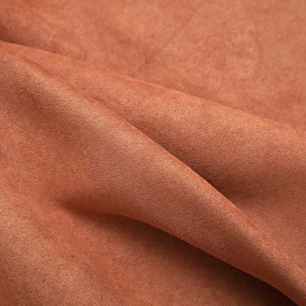 vidaXL Lystette gardiner med metallringer 2 stk rust 140x225 cm