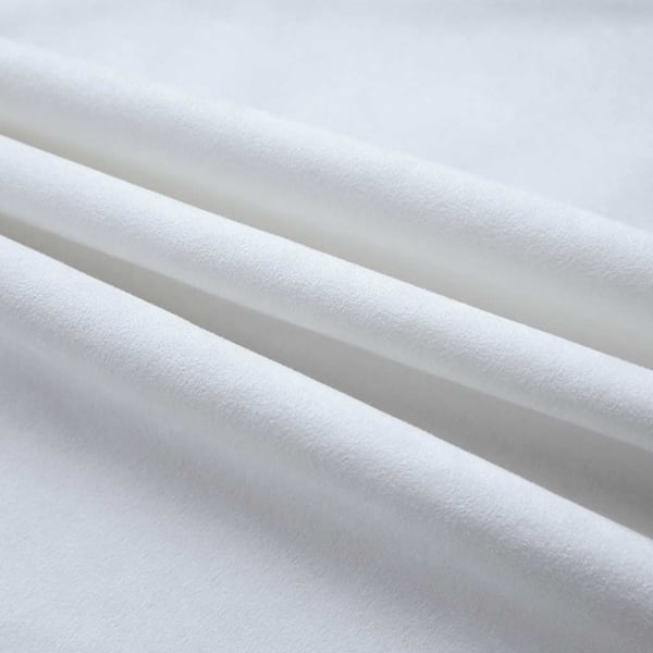 vidaXL Lystette gardiner med metallringer 2 stk offwhite 140x225 cm