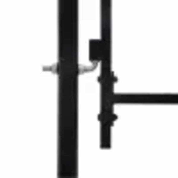 vidaXL Dobbeldørsgjerdeport Woerden med spydtopp 400x149,5 cm