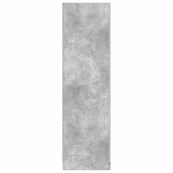 vidaXL Garderobe betonggrå 80x52x180 cm konstruert tre
