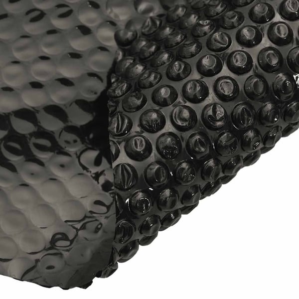vidaXL poolovertræk 417 cm PE sort