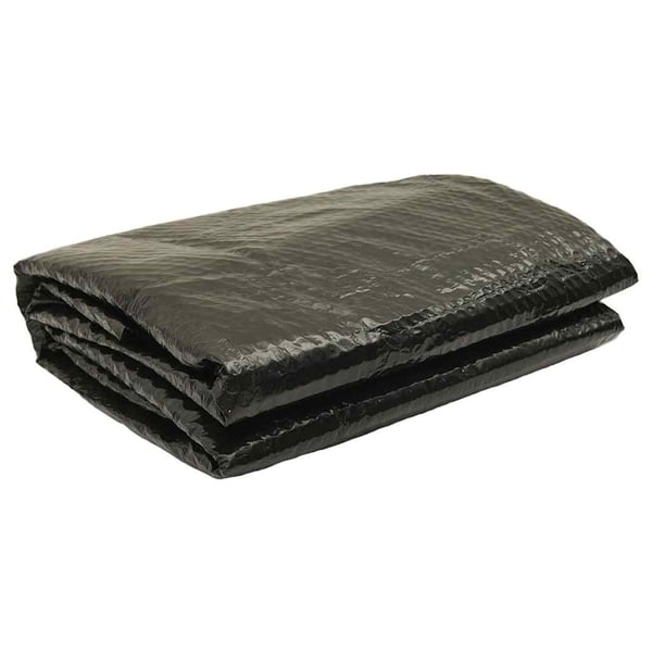 vidaXL Poolskydd svart 527 cm PE