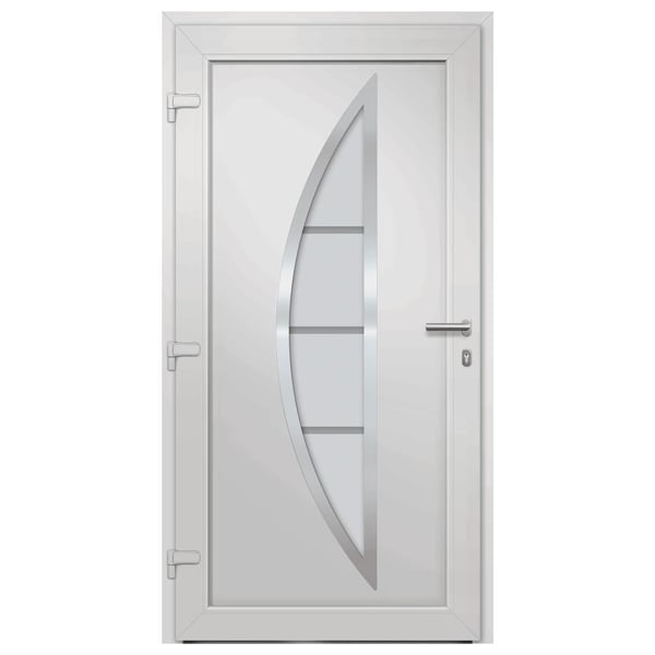 vidaXL hoveddør 98x208 cm antracitgrå