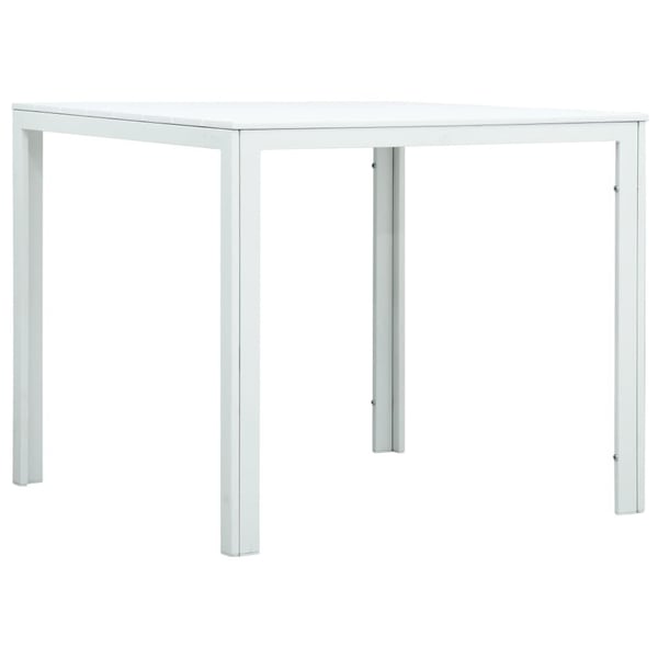 vidaXL Sofabord hvit 78x78x74 cm HDPE treutseende change2