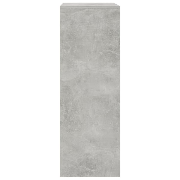 vidaXL Skjenk med 6 skuffer betonggrå 50x34x96 cm konstruert tre