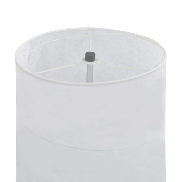 vidaXL Gulvlampe med stativ 121 cm hvit E27