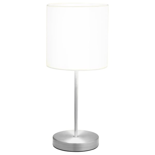 vidaXL Bordslampor 2 st touch-knapp vit E14