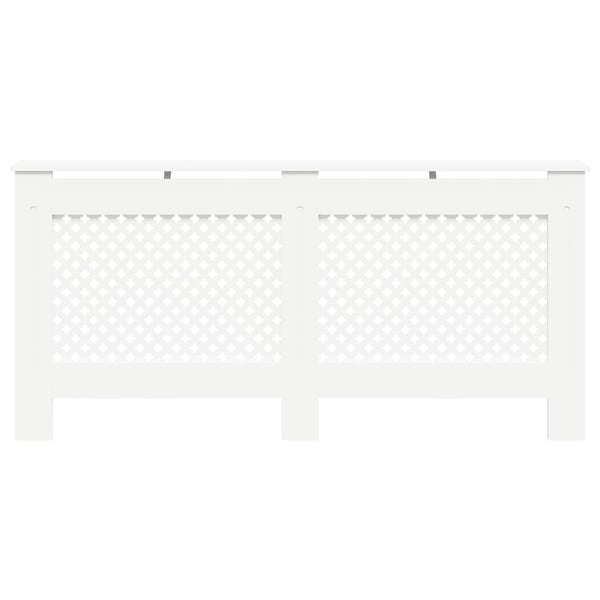 vidaXL Elementskydd 2 st vit 172x19x81,5 cm MDF