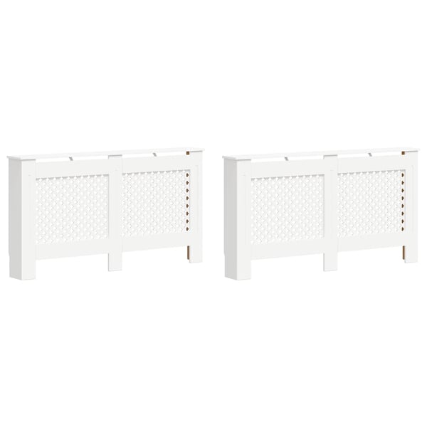 vidaXL radiatorskjulere 2 stk. 152 x 19 x 81,5 cm MDF hvid
