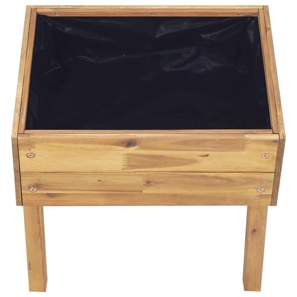 vidaXL Hevet plantekasse 50x40x45 cm heltre akasie
