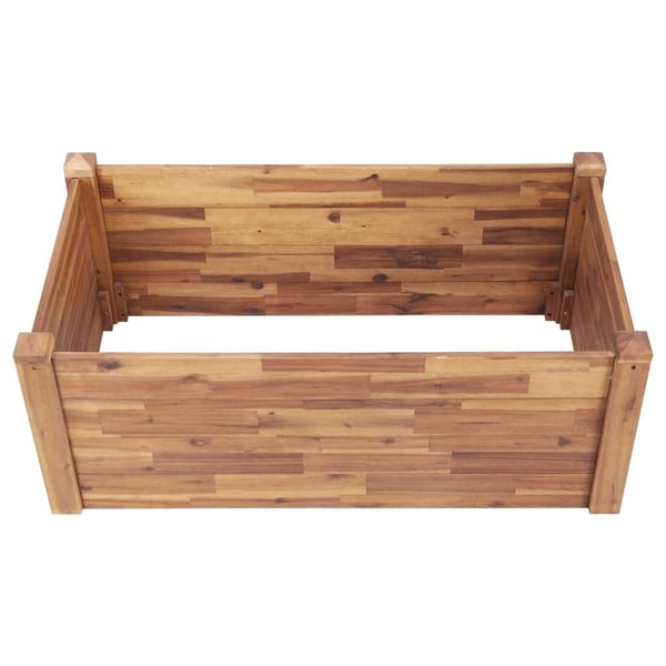 vidaXL Høybed 110x60x44 cm heltre akasie