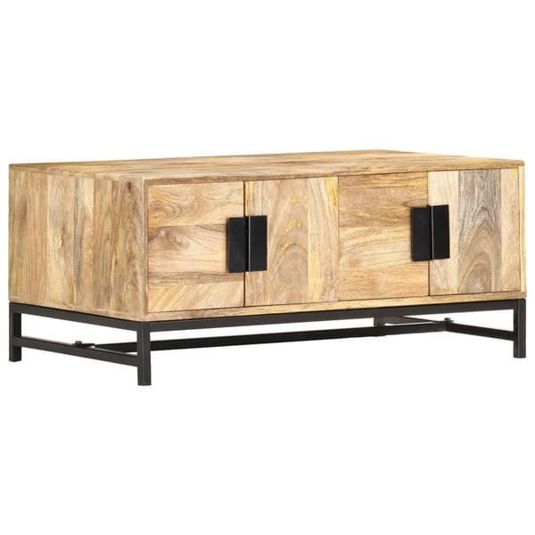 vidaXL sofabord 90 x 55 x 40 cm massivt mangotræ