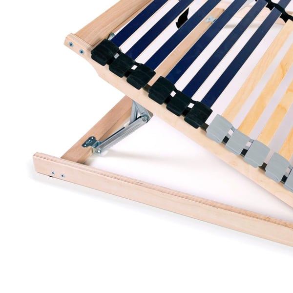 vidaXL Spilebaser 2 stk med 42 lameller 7 soner 90x200 cm
