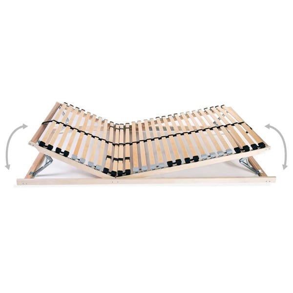 vidaXL Spilebaser 2 stk med 28 lameller 7 soner 80x200 cm