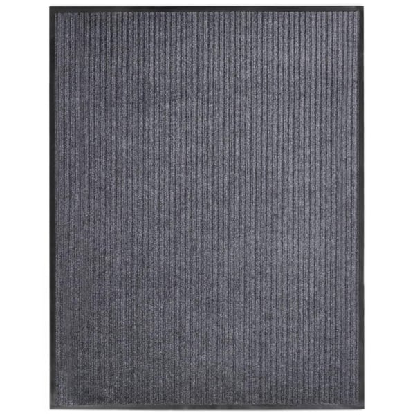 vidaXL dørmåtte 117x220 cm PVC grå