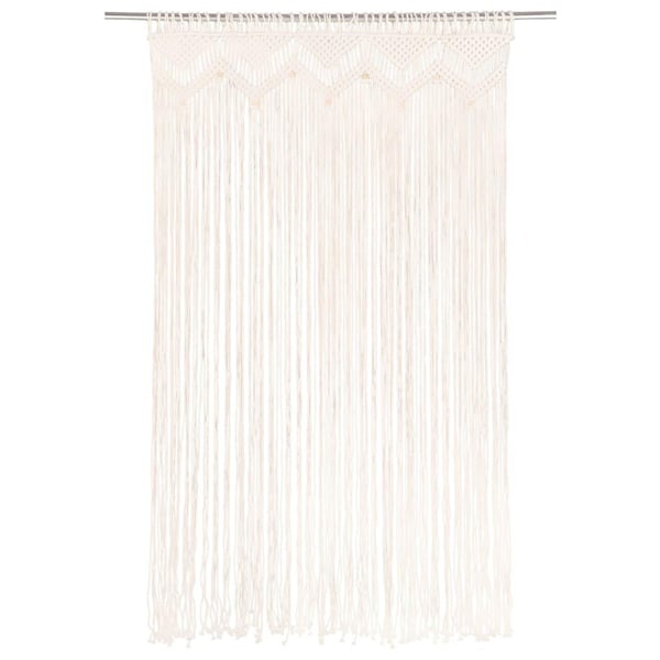 vidaXL macramégardin 140x240 cm bomuld