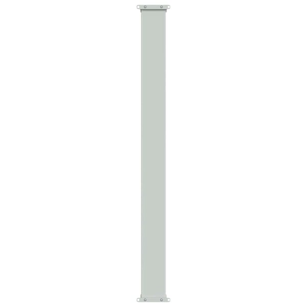 vidaXL Infällbar sidomarkis 100x314 cm svart