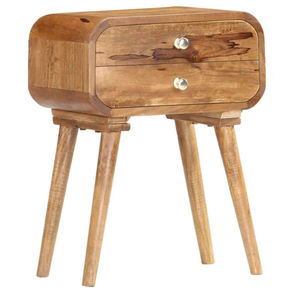 vidaXL Nattbord 43x30x58 cm heltre mango