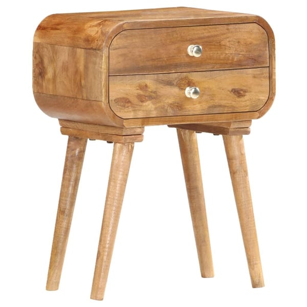 vidaXL Nattbord 43x30x58 cm heltre mango