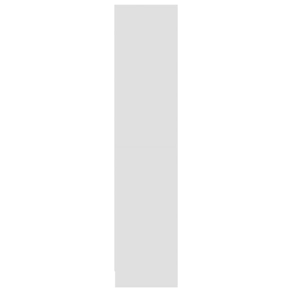 vidaXL Bogreol/reol med 3 hylder 60x24x109 cm konstrueret træ hvid change