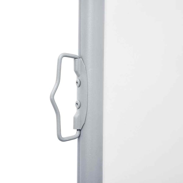 vidaXL Uttrekkbar sidemarkise 120x600 cm kremhvit