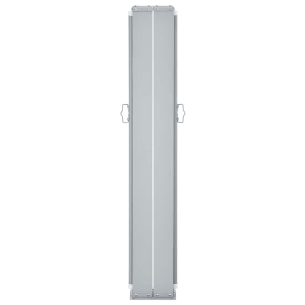 vidaXL Uttrekkbar sidemarkise 120x600 cm kremhvit