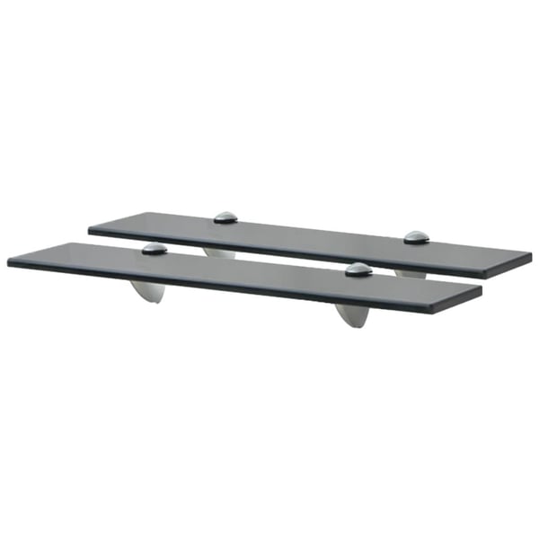 vidaXL svævehylde 2 stk. 50 x 10 cm 8 mm glas