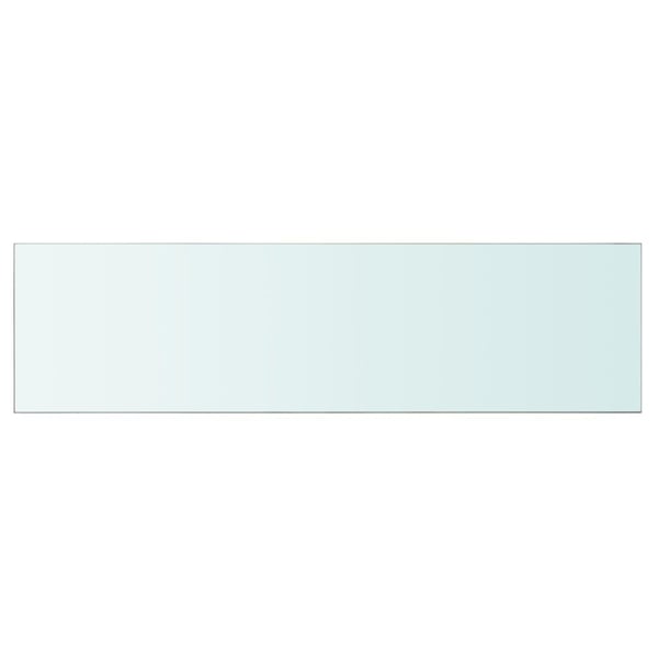vidaXL hylder 2 stk. glaspanel 110 x 30 cm klar