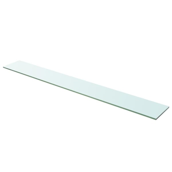 vidaXL hylder 2 stk. glaspanel 110 x 15 cm klar