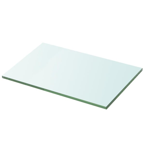 vidaXL hylder 2 stk. glaspanel 20 x 25 cm klar