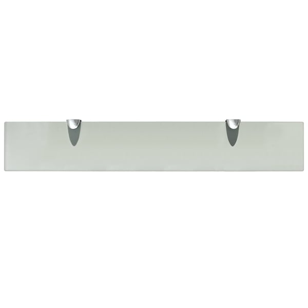 vidaXL Flytende hyller 2 stk glass 60x10 cm 8 mm