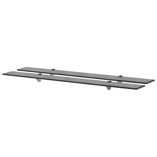 vidaXL svævehylder 2 stk. 100 x 10 cm 8 mm glas