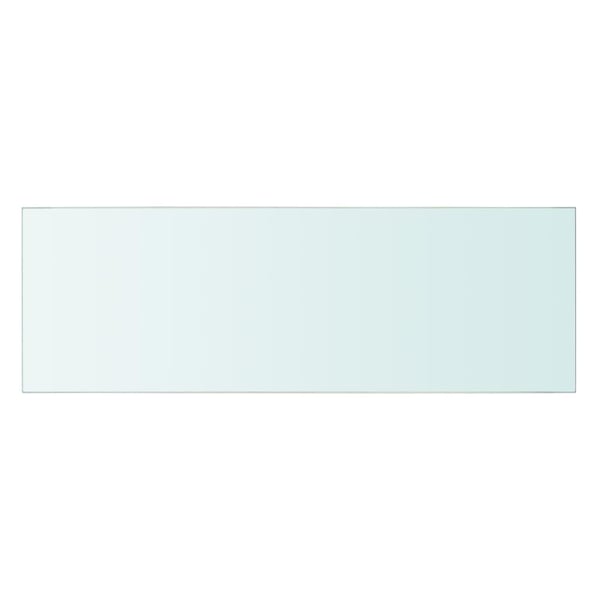 vidaXL Hyllepaneler 2 stk klart glass 60x20 cm