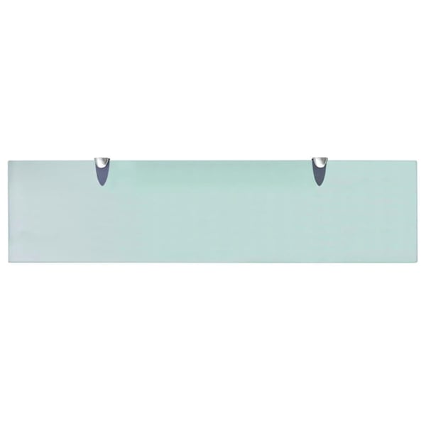 vidaXL Flytende hyller 2 stk glass 80x20 cm 8 mm