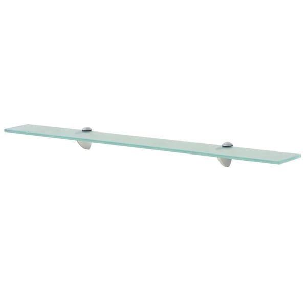 vidaXL Flytende hyller 2 stk glass 80x20 cm 8 mm