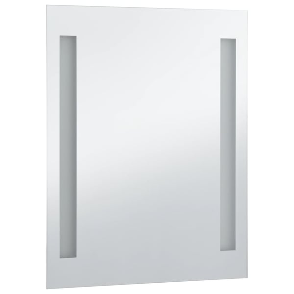 vidaXL LED-vægspejl til badeværelset 60x80 cm