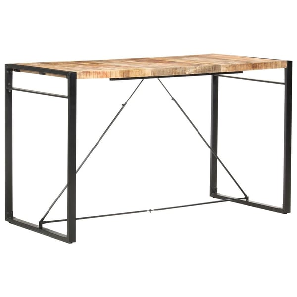 vidaXL Baaripöytä 180x90x110 cm täysi mangopuu