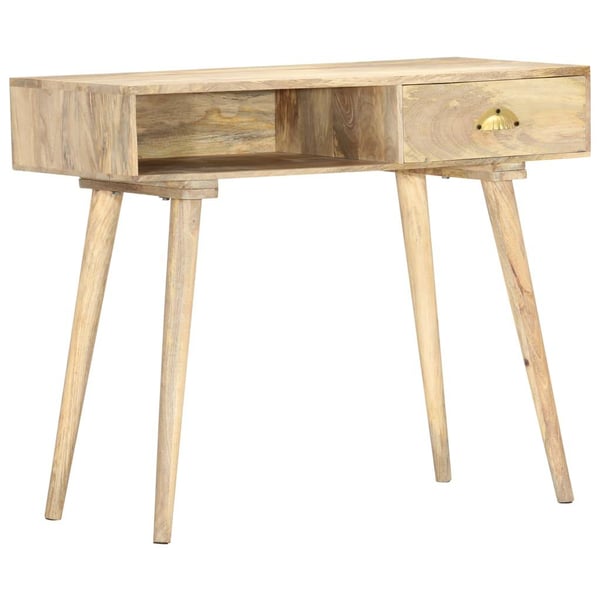 vidaXL Konsollbord 90x45x75 cm heltre mango
