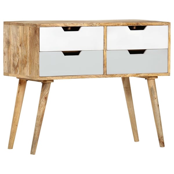 vidaXL Skänk 85x40x71 cm massivt mangoträ